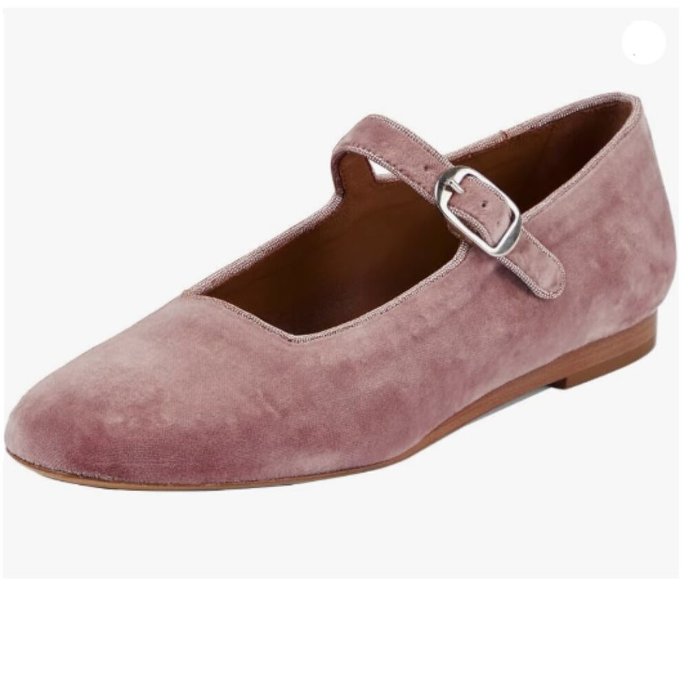 Pazzion Women's Cute Closed Round Toe Mary Janes Comfortable Strap Buckled Flats